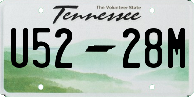 TN license plate U5228M
