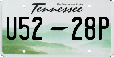 TN license plate U5228P