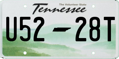 TN license plate U5228T