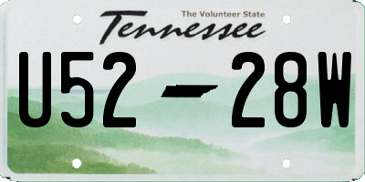 TN license plate U5228W
