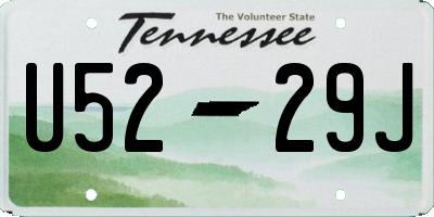 TN license plate U5229J