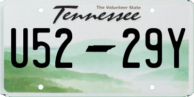 TN license plate U5229Y