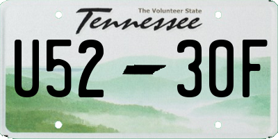 TN license plate U5230F