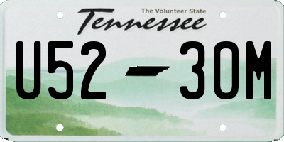 TN license plate U5230M