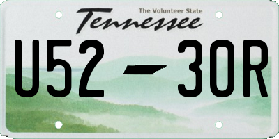 TN license plate U5230R