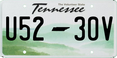 TN license plate U5230V