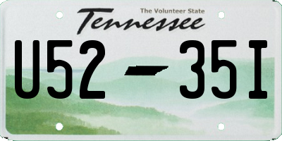 TN license plate U5235I