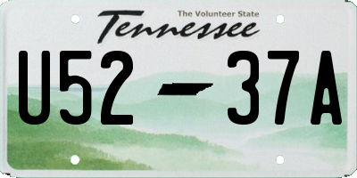 TN license plate U5237A
