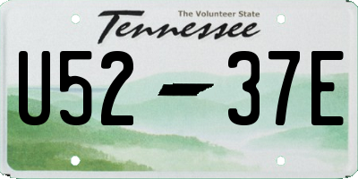 TN license plate U5237E