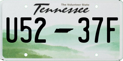 TN license plate U5237F