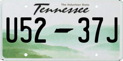 TN license plate U5237J