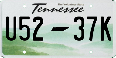 TN license plate U5237K