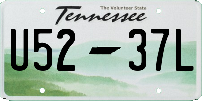 TN license plate U5237L