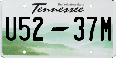 TN license plate U5237M