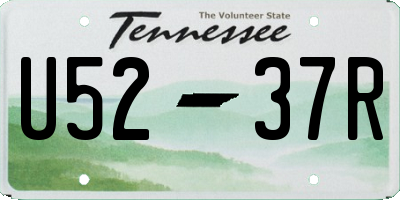 TN license plate U5237R