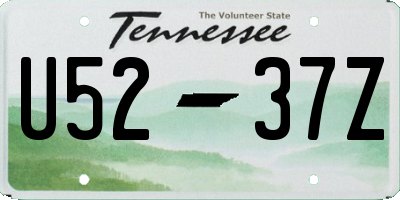 TN license plate U5237Z
