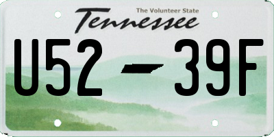 TN license plate U5239F