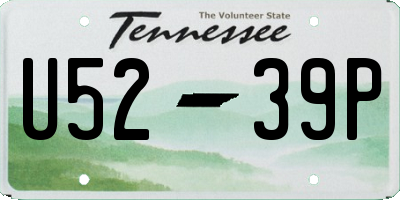 TN license plate U5239P