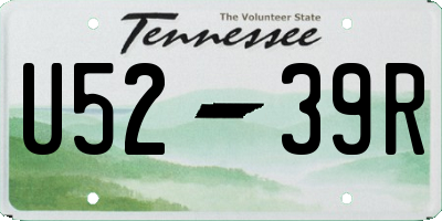 TN license plate U5239R