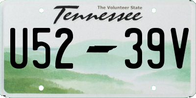 TN license plate U5239V