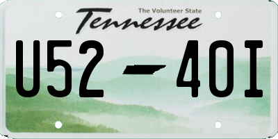 TN license plate U5240I