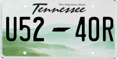 TN license plate U5240R