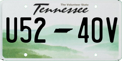 TN license plate U5240V