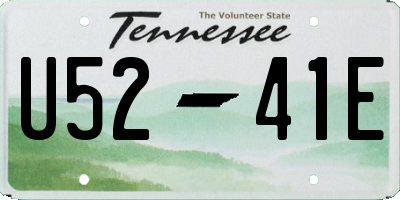 TN license plate U5241E