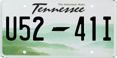 TN license plate U5241I