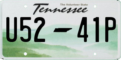 TN license plate U5241P