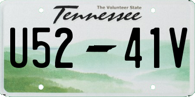 TN license plate U5241V