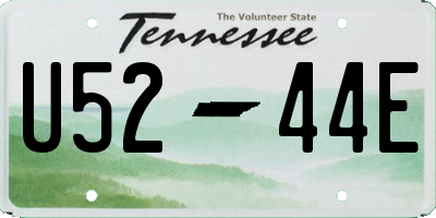 TN license plate U5244E