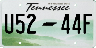 TN license plate U5244F