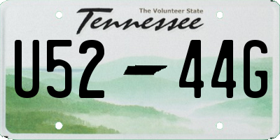 TN license plate U5244G