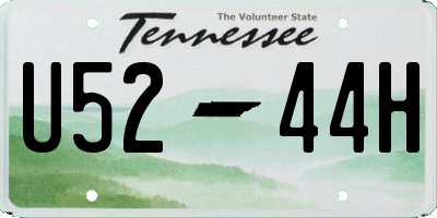 TN license plate U5244H