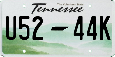 TN license plate U5244K