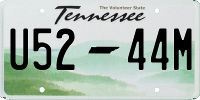 TN license plate U5244M