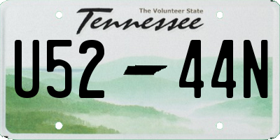 TN license plate U5244N