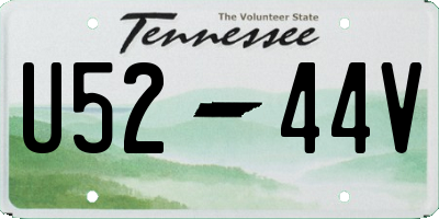 TN license plate U5244V