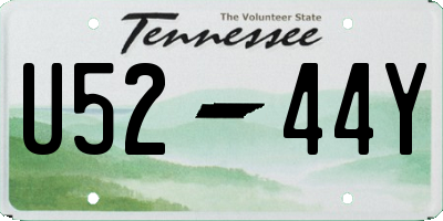 TN license plate U5244Y