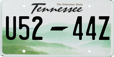 TN license plate U5244Z