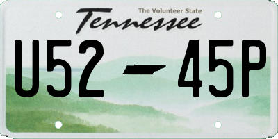 TN license plate U5245P