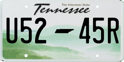 TN license plate U5245R
