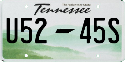 TN license plate U5245S