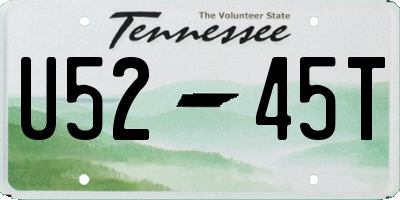 TN license plate U5245T