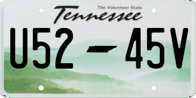 TN license plate U5245V