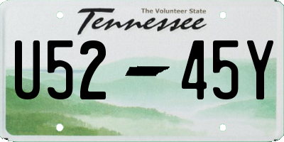 TN license plate U5245Y