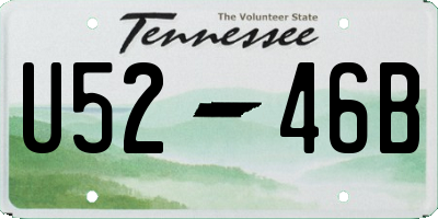 TN license plate U5246B