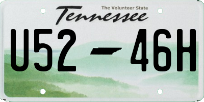 TN license plate U5246H