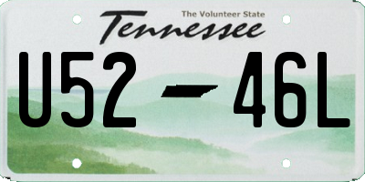 TN license plate U5246L